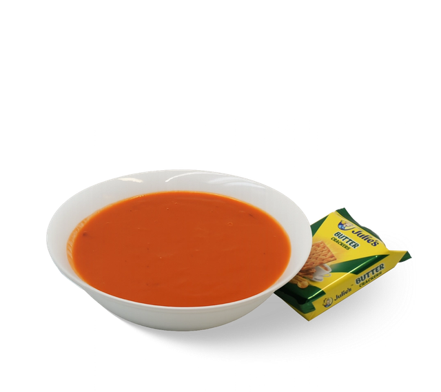 Tomato Soup With Crackers menu item