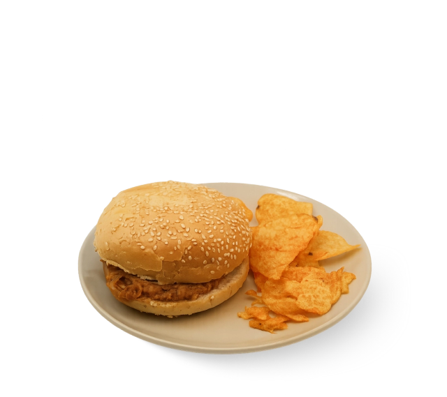 Grilled BBQ Chicken & Egg & Chips menu item