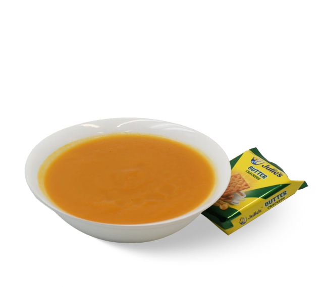 Carrot Soup With Crackers menu item