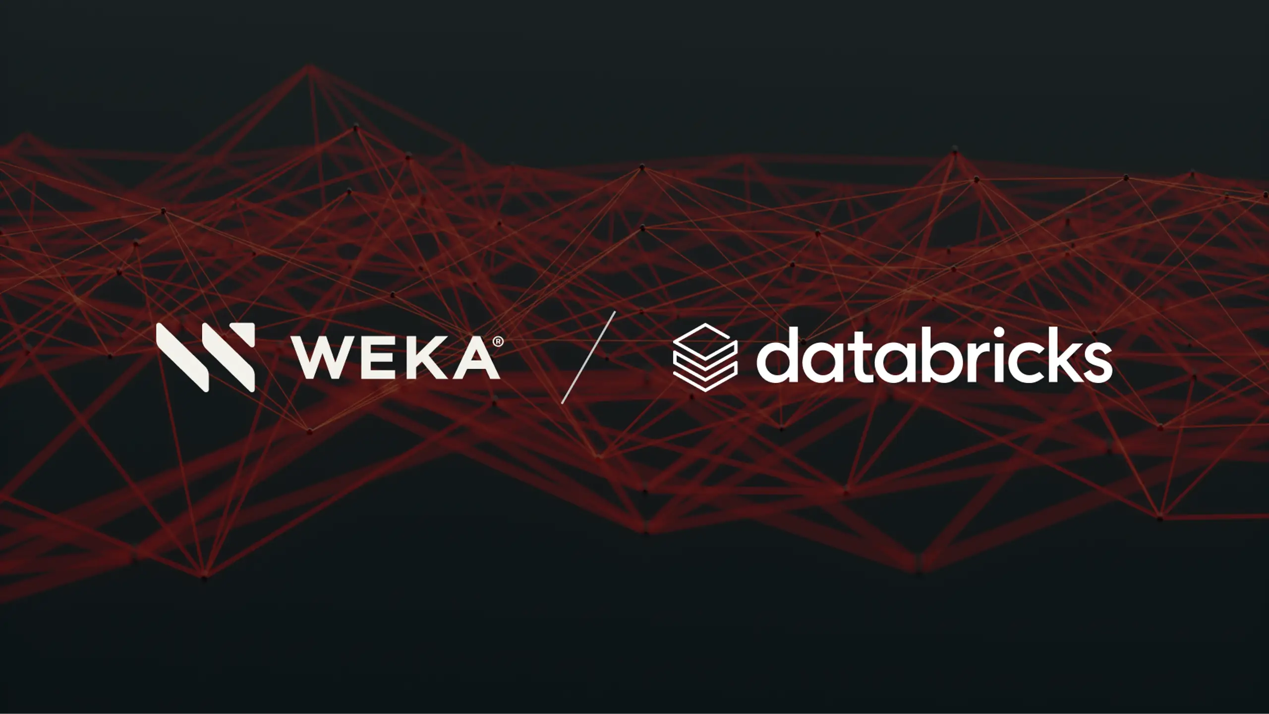 WEKA and Databricks logos.