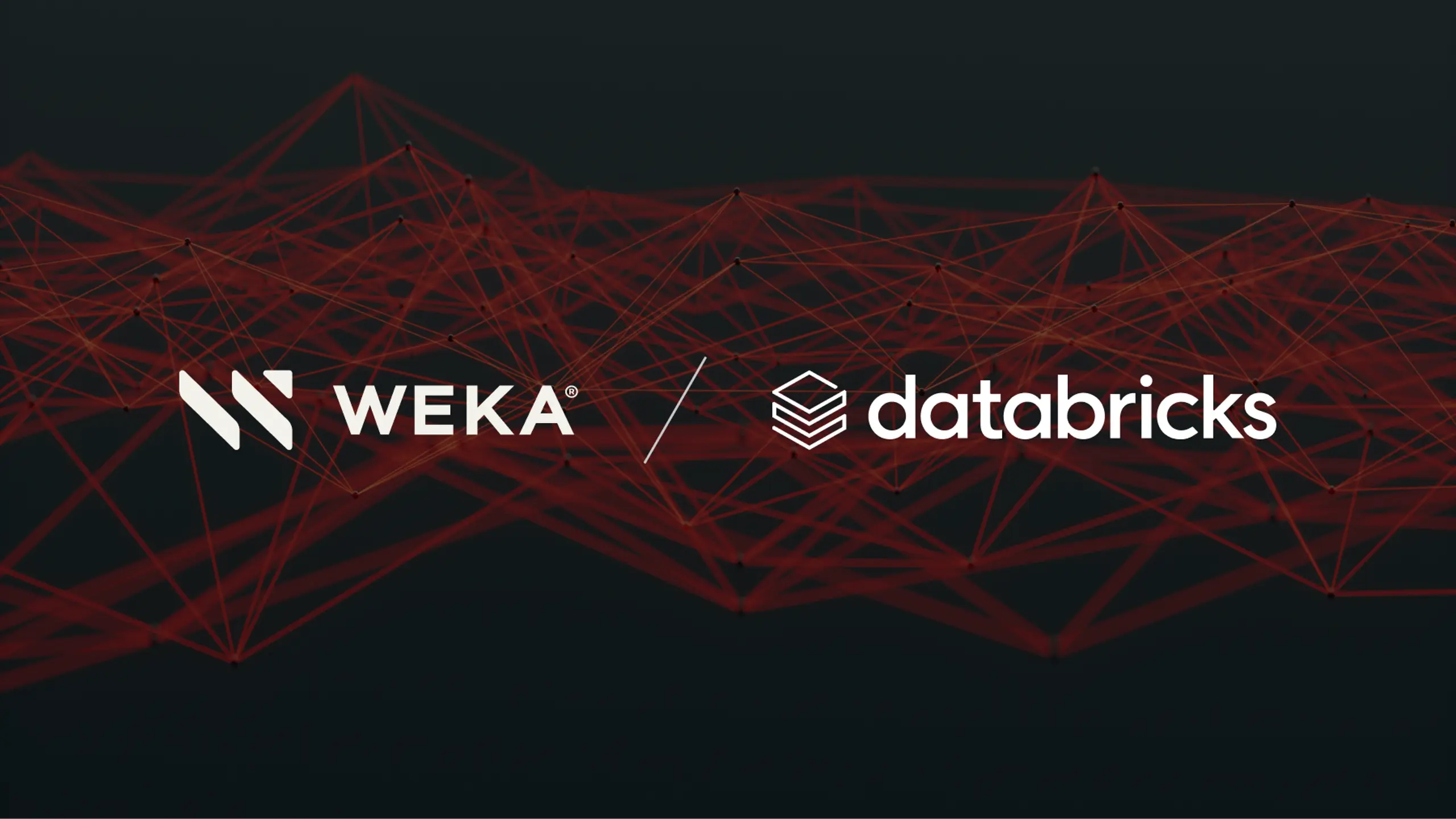 WEKA and Databricks logos.