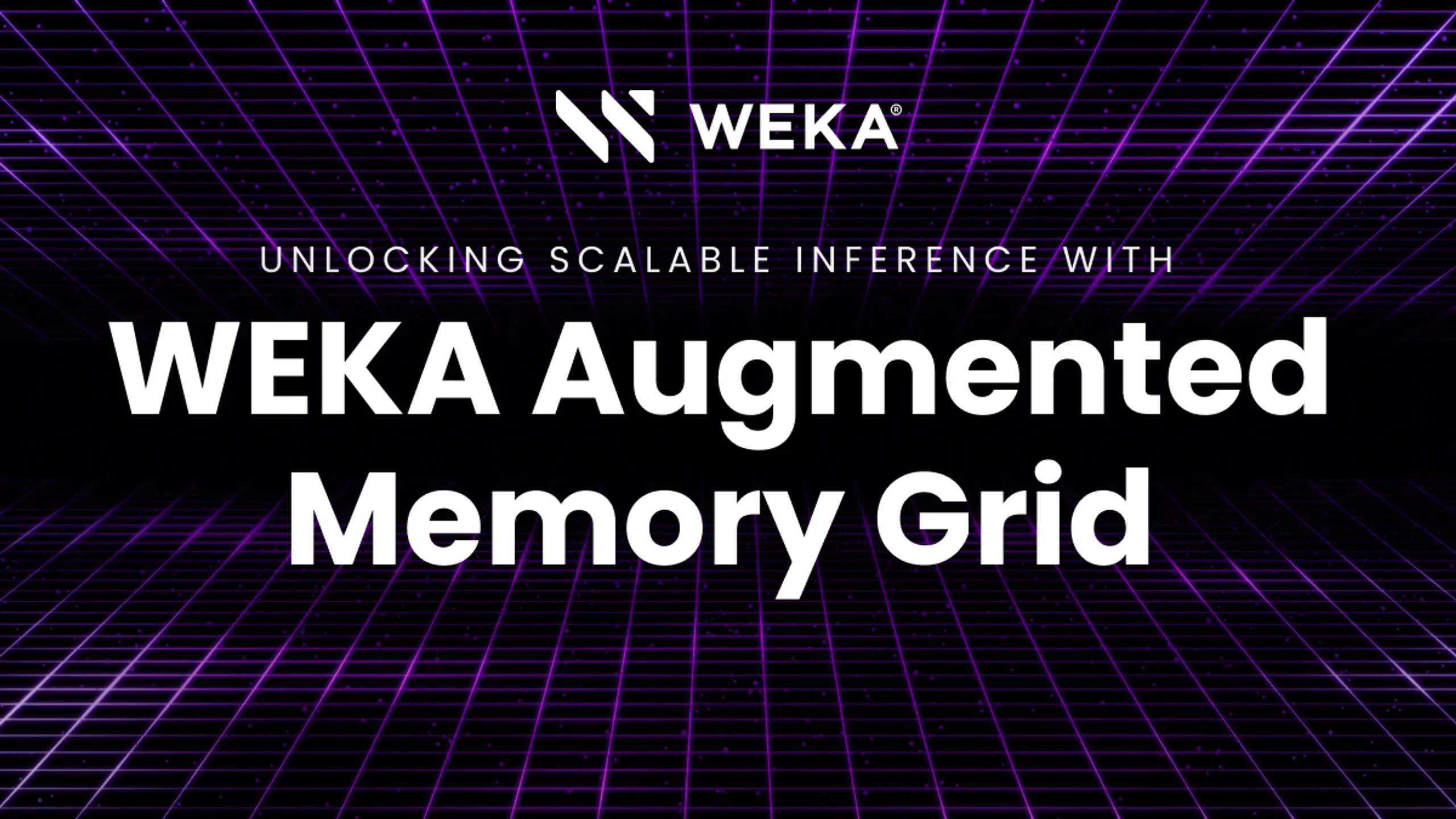 Unlocking Scalable Inference with WEKA Augmented Memory Grid
