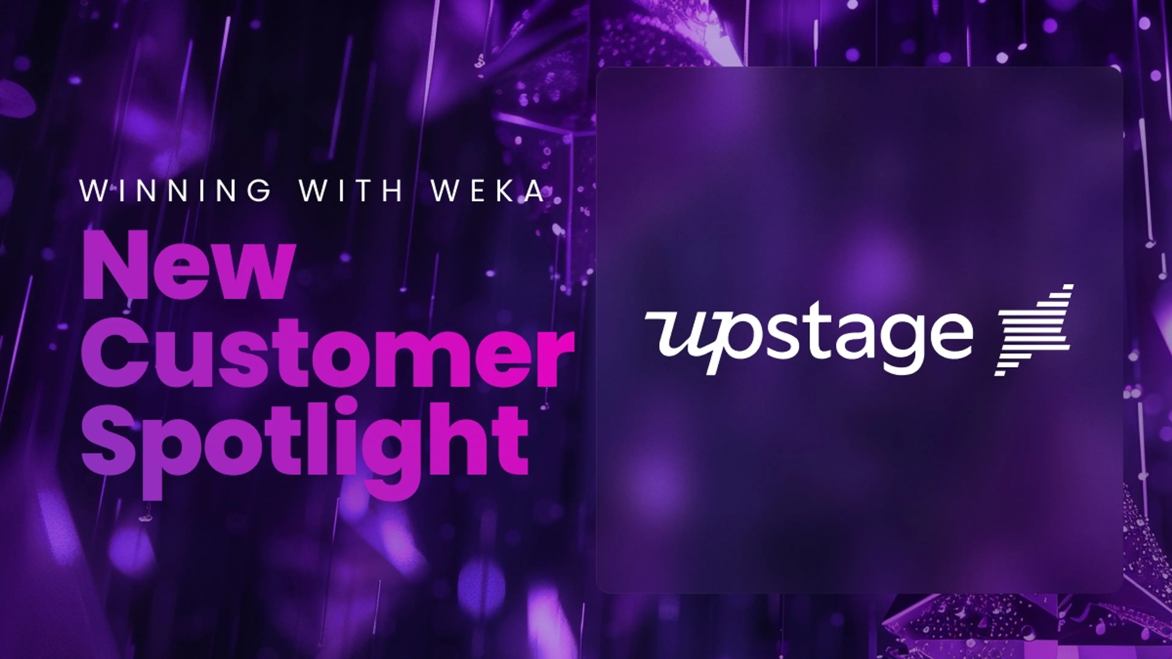 Winning With WEKA: Upstage AI