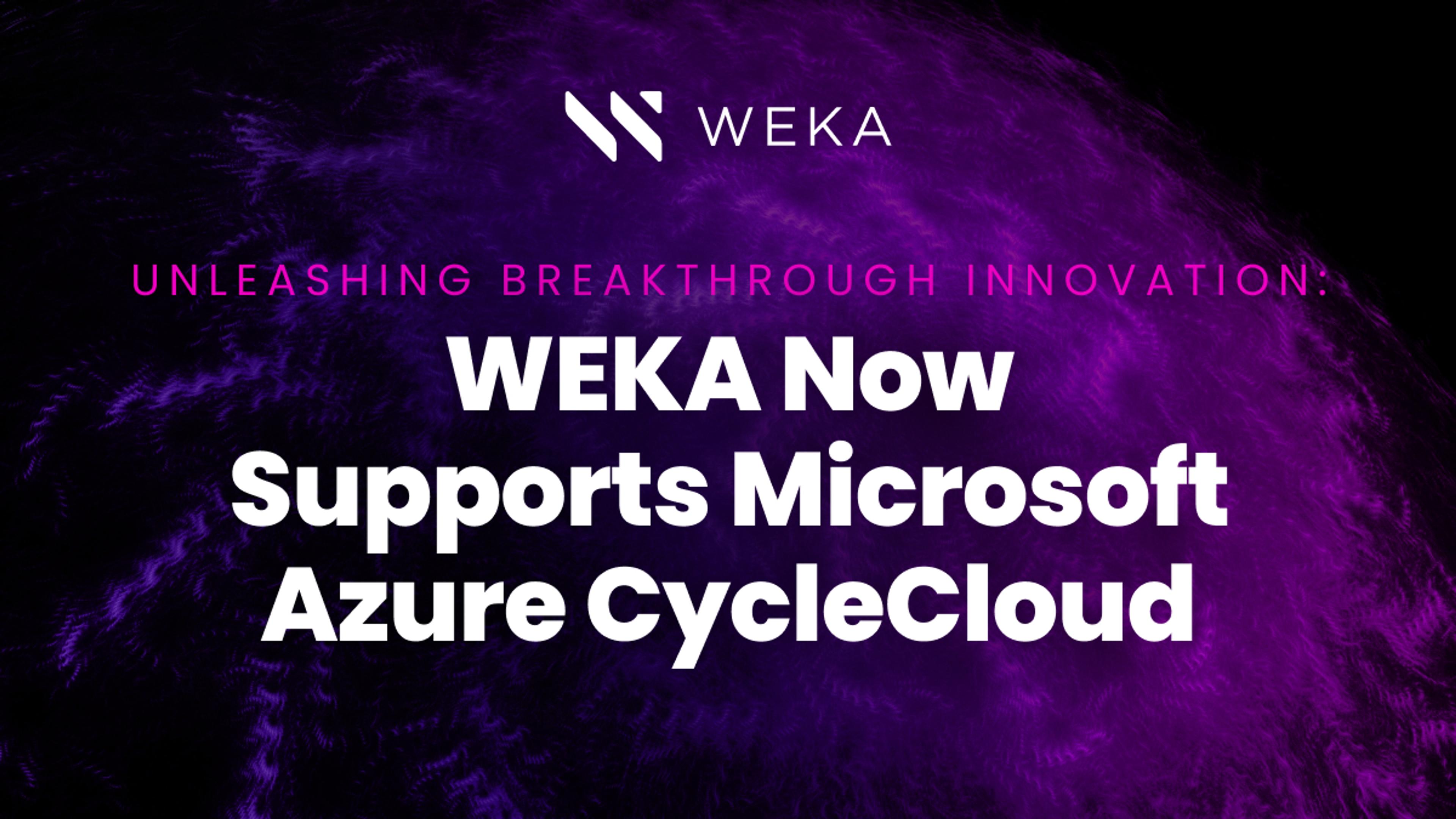 Unleashing Breakthrough Innovation: NeuralMesh Now Supports Microsoft Azure CycleCloud