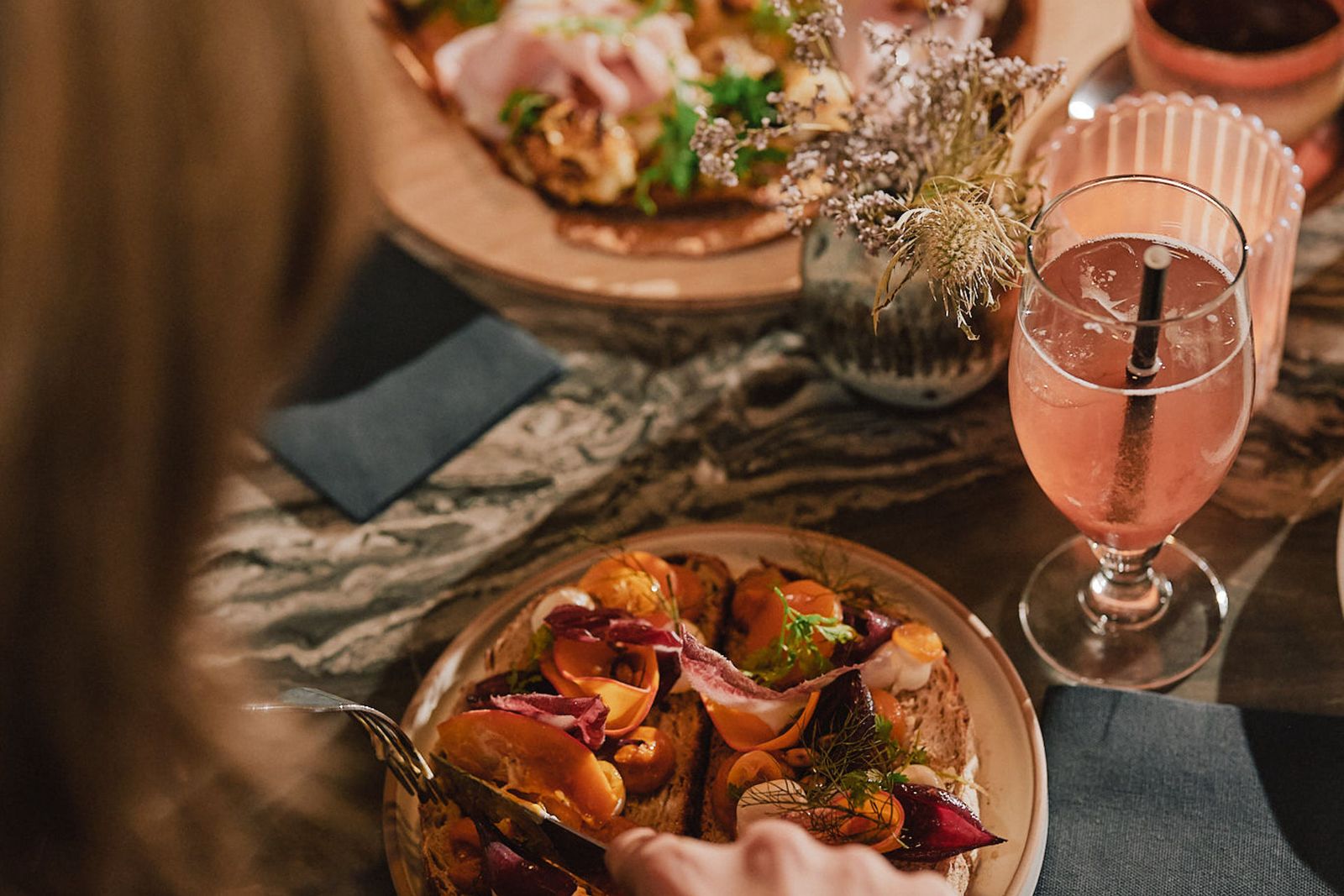Gerecht uit de open keuken