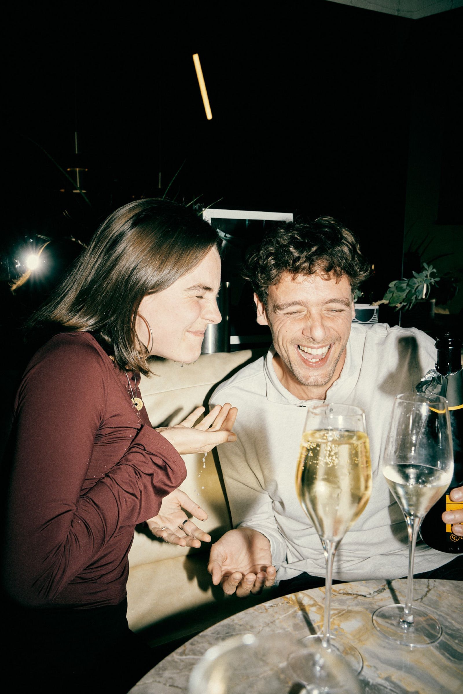 Avondsfeer in het restaurant
