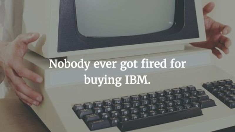 B2B Buyers don't care about features. They care about not looking stupid.