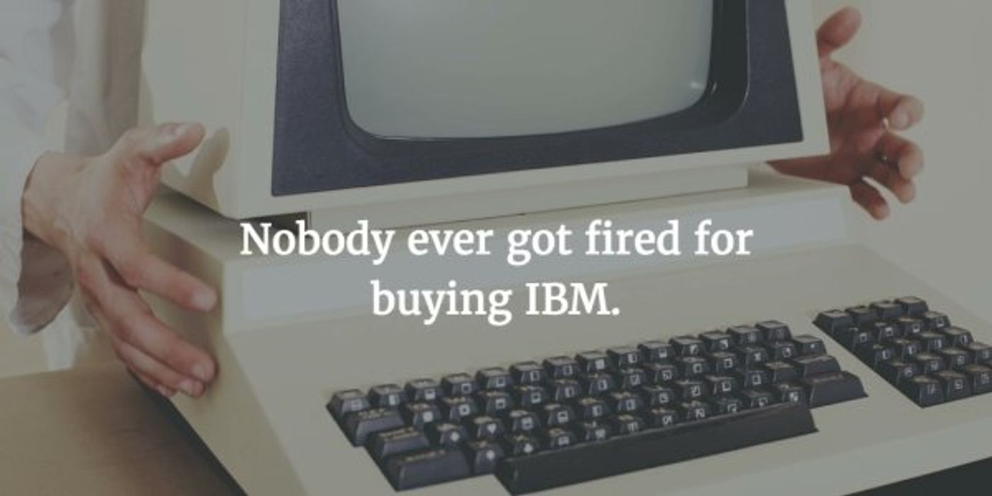 B2B Buyers don't care about features. They care about not looking stupid.
