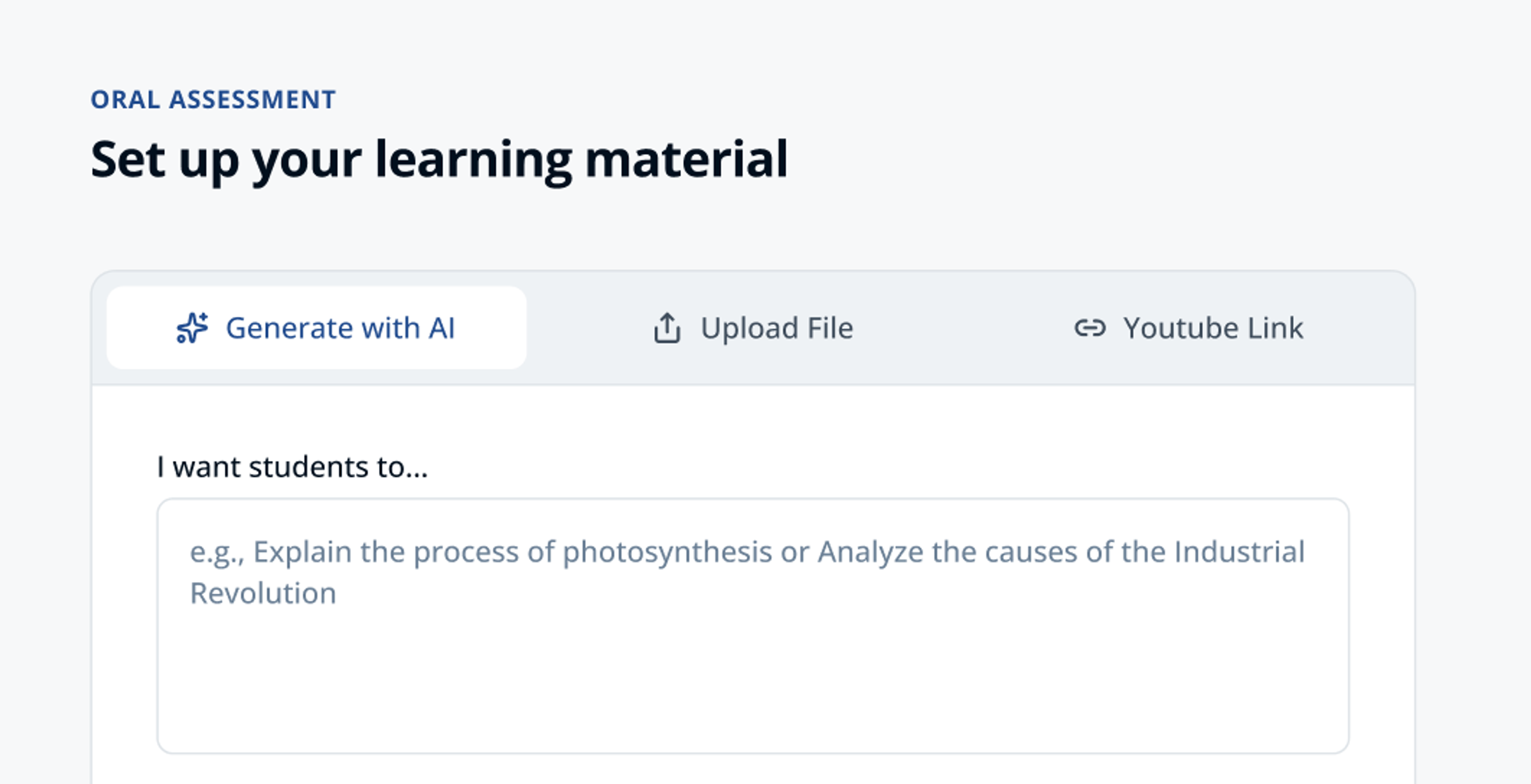 Generate tailored modules