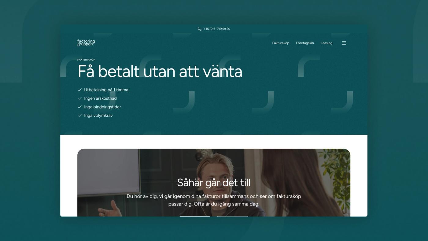 Utsnitt från gränssnitt