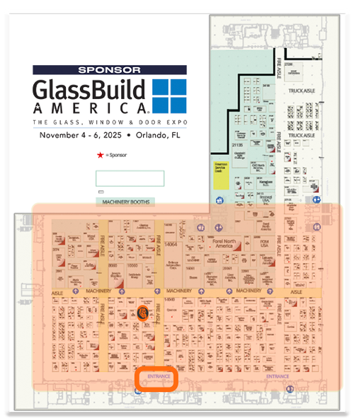 a map showing the entrance to the re aisle