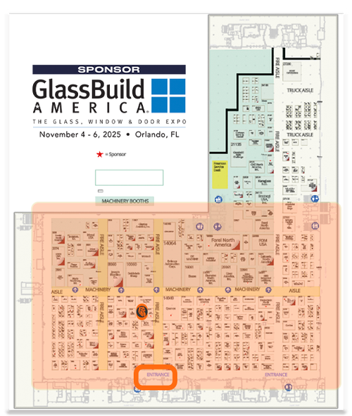 a map showing the entrance to the re aisle