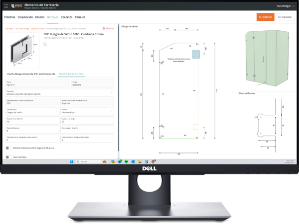 a dell computer monitor is open to a web page
