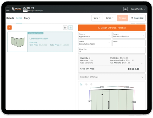 Smart Glazier Essentials Screenshots