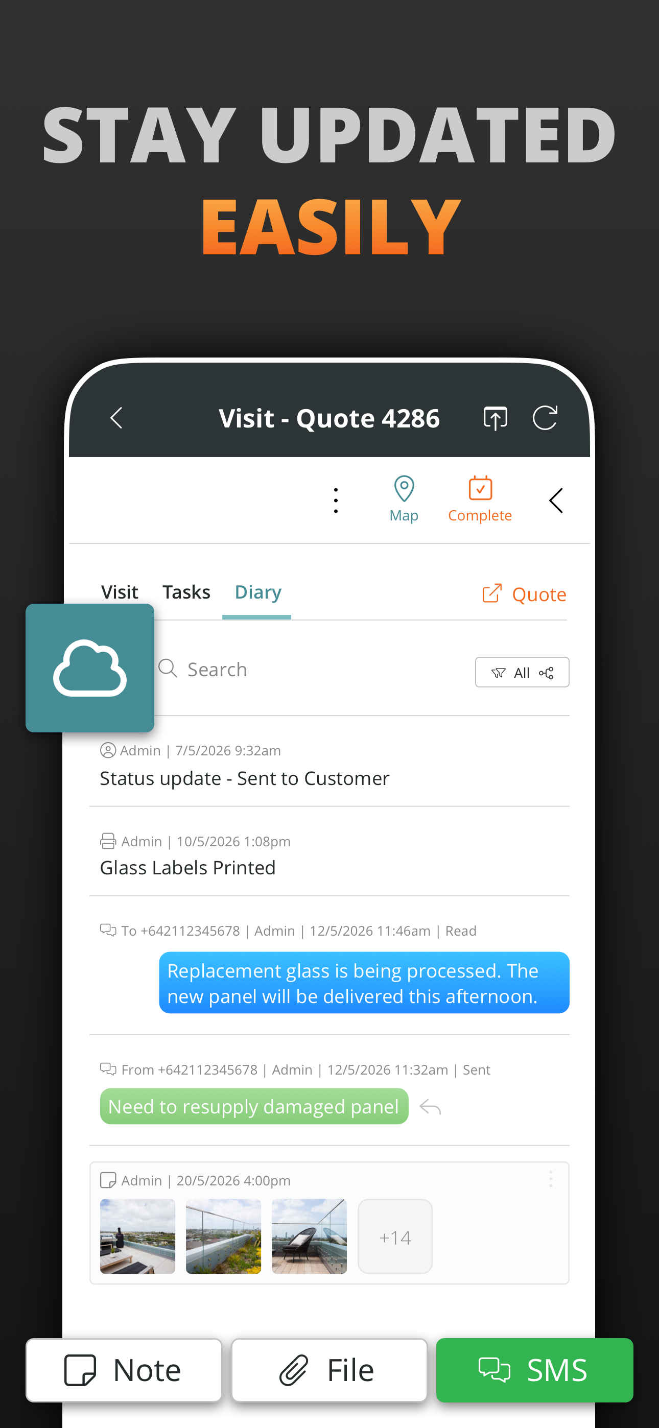 Stay updated easily