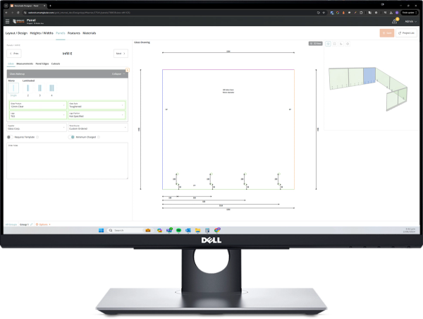 a dell computer monitor is open to a program