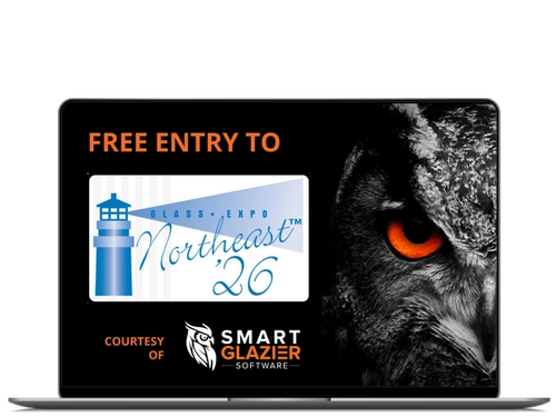 Free Entry to Glass Expo Northeast courtesy of Smart Glazier Software