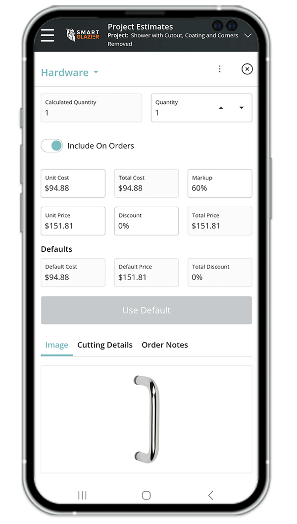 Ensure your customers have accurate hardware costs