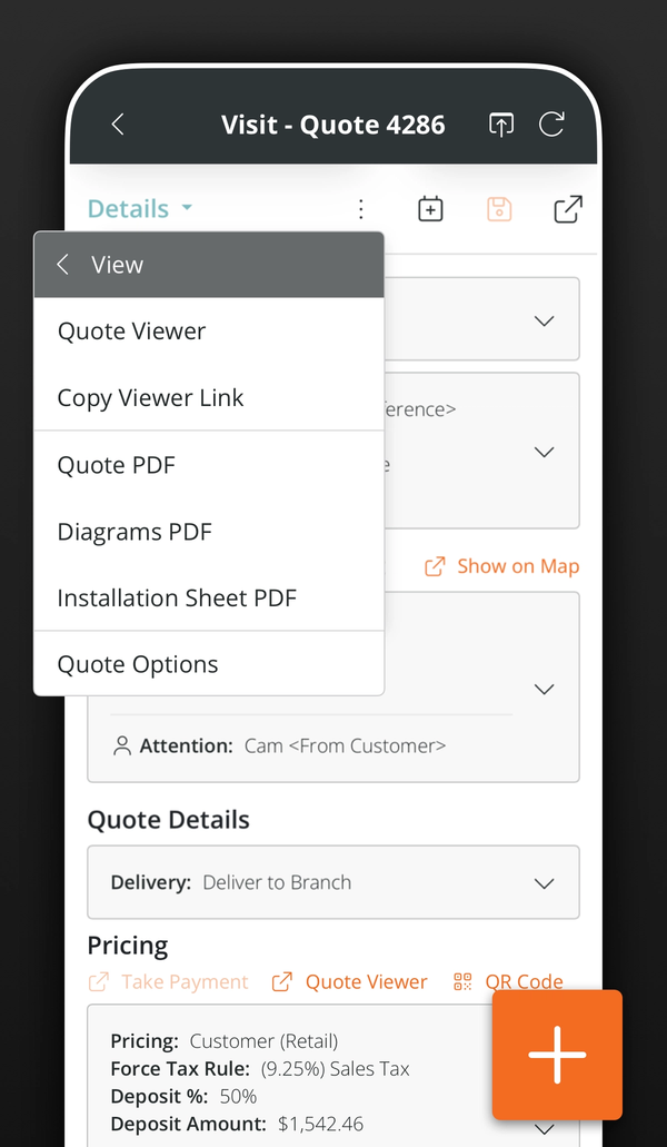 Access quotes, diagrams, and installation information