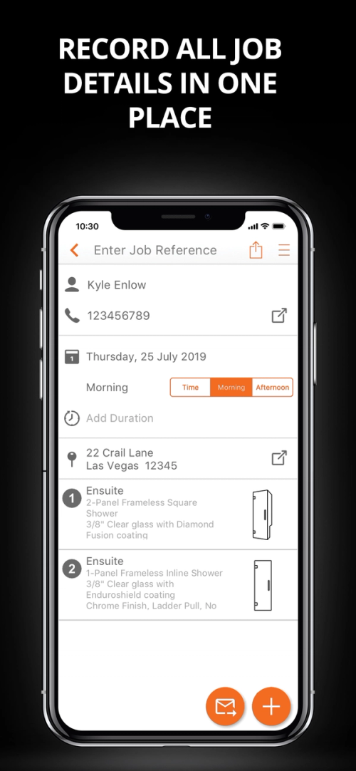 Record all job details in one place