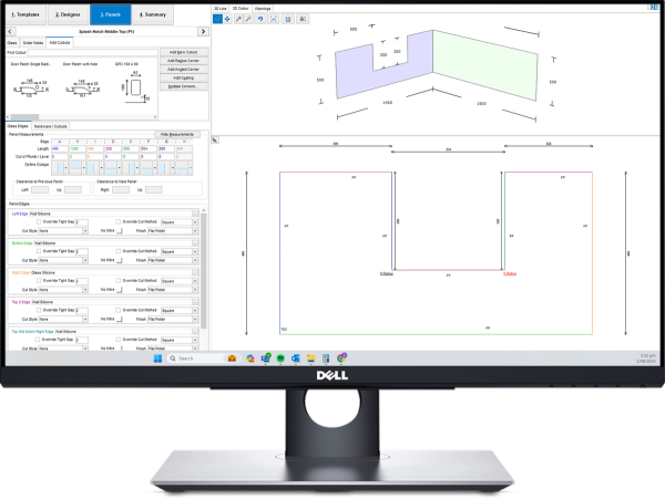 a dell computer monitor is open to a program