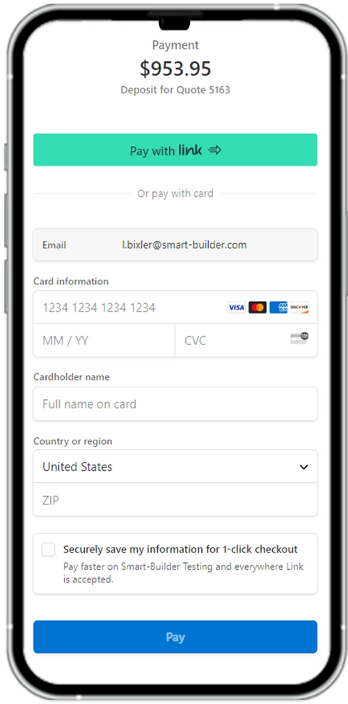 Pay using Cyncly Payments integration