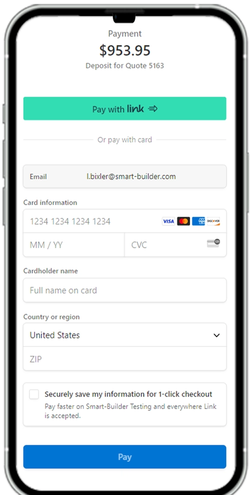 Pay using Cyncly Payments integration