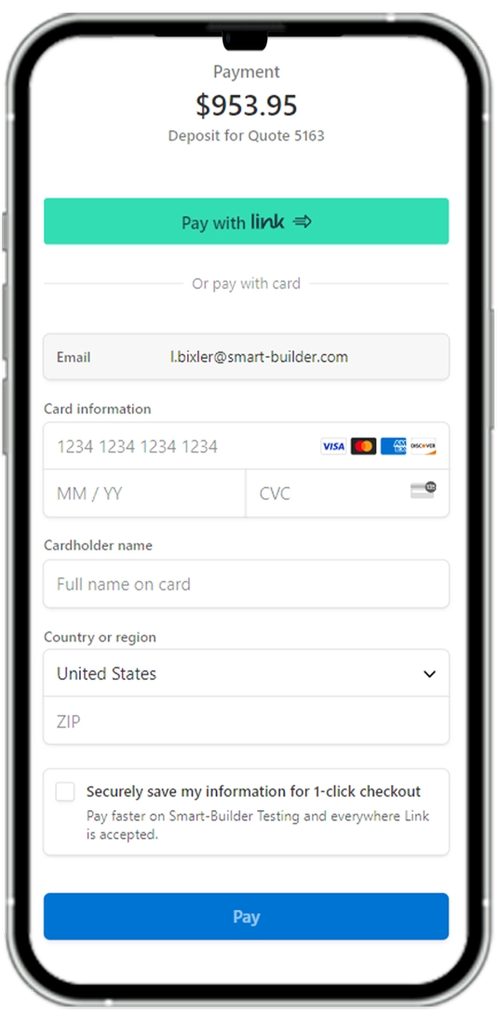 Pay using Cyncly Payments integration