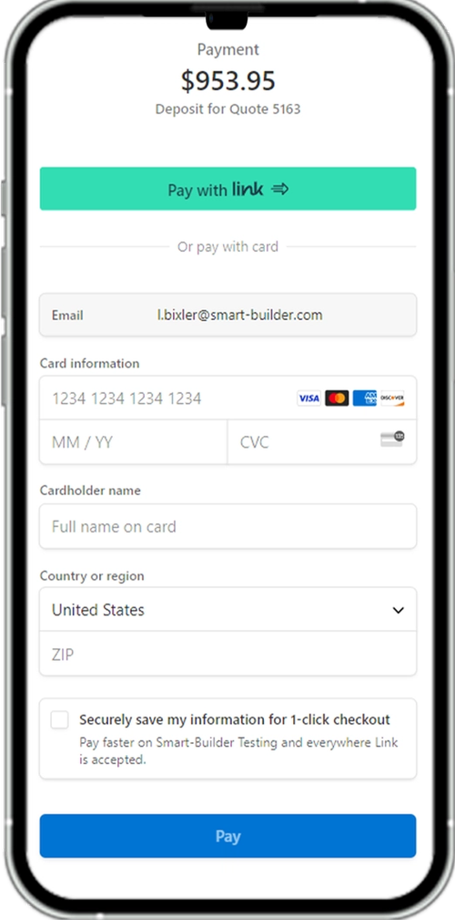 Pay using Cyncly Payments integration