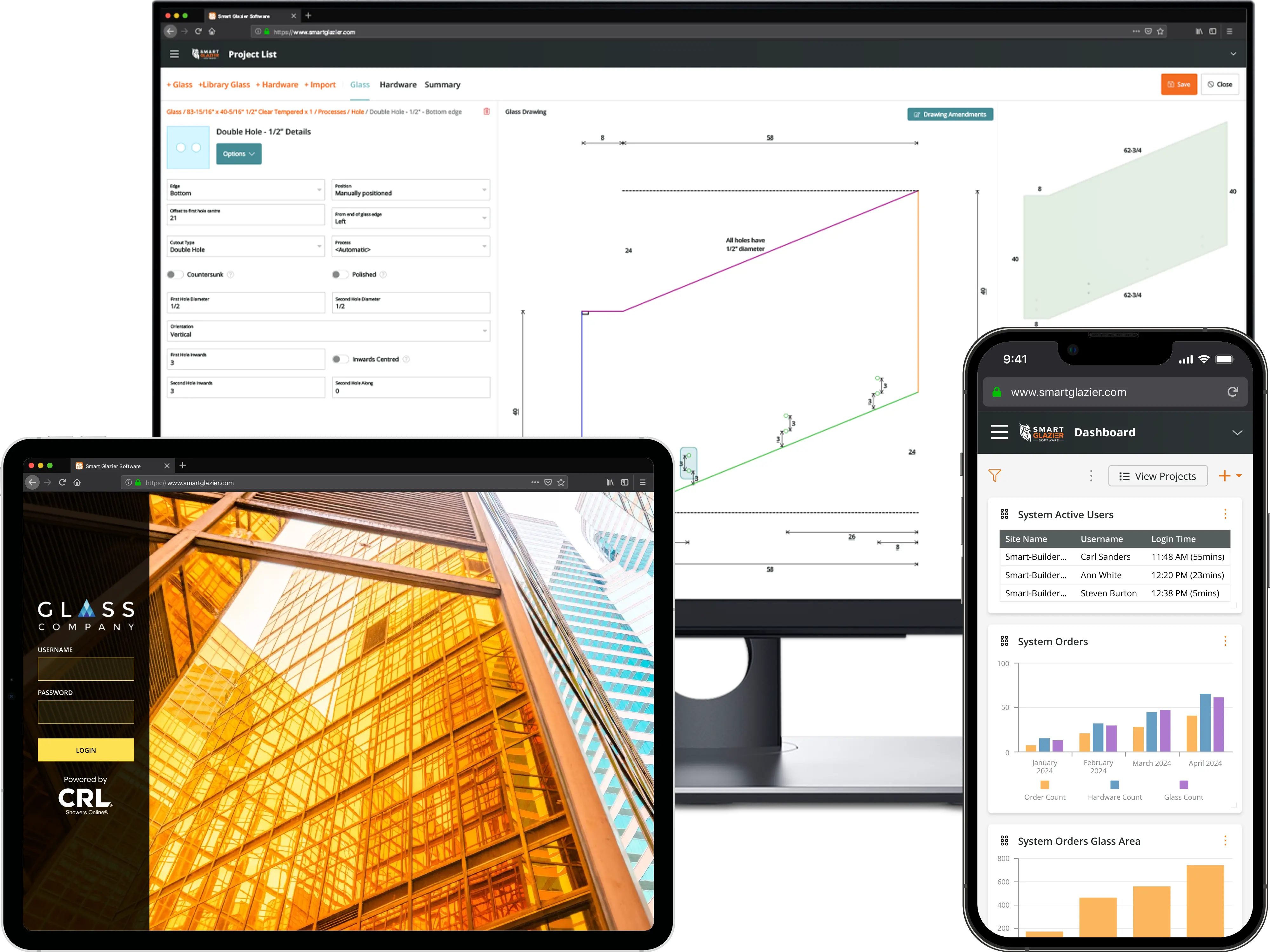 Smart Glazier Connect Devices