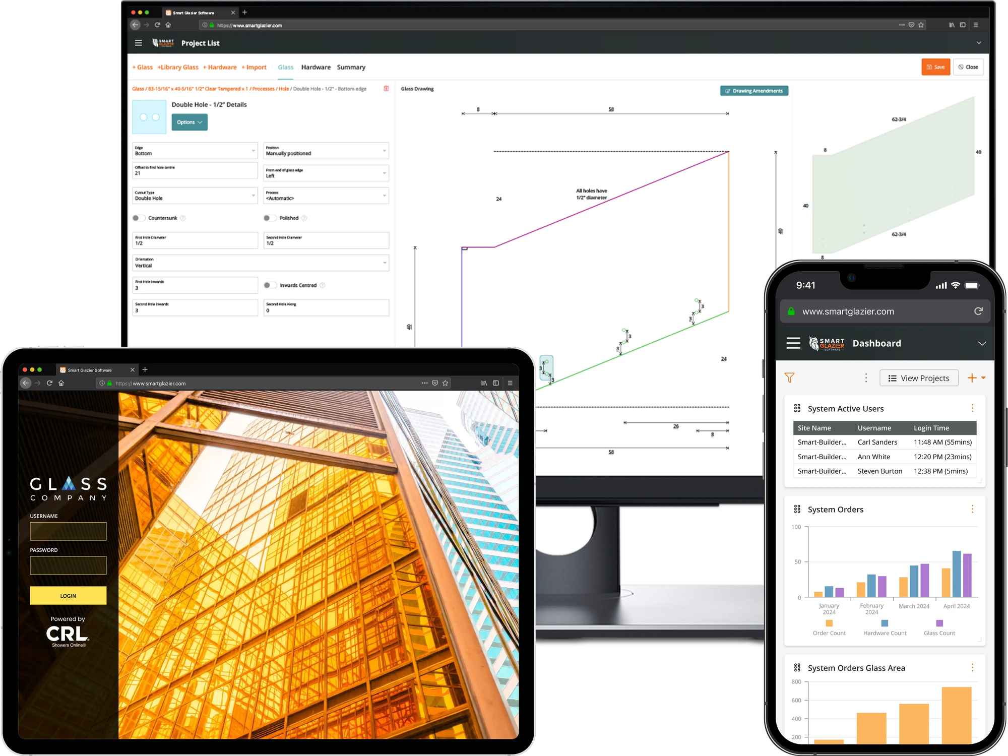 Smart Glazier Connect Devices