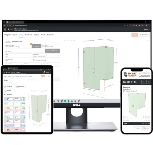 Send estimates to your customers using Smart Glazier's glass estimating software