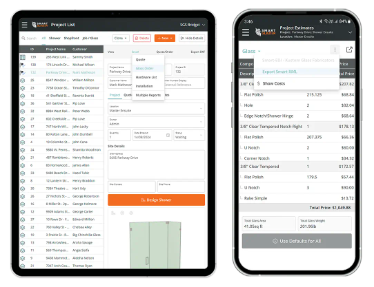 Ordering from mobile devices