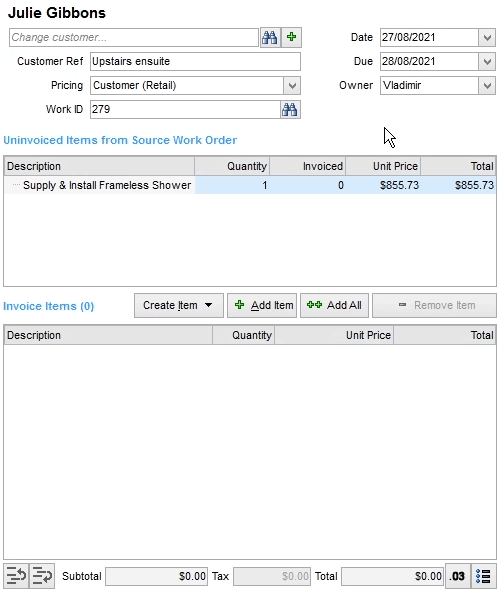 Avoid double entry with Smart Glazier Business
