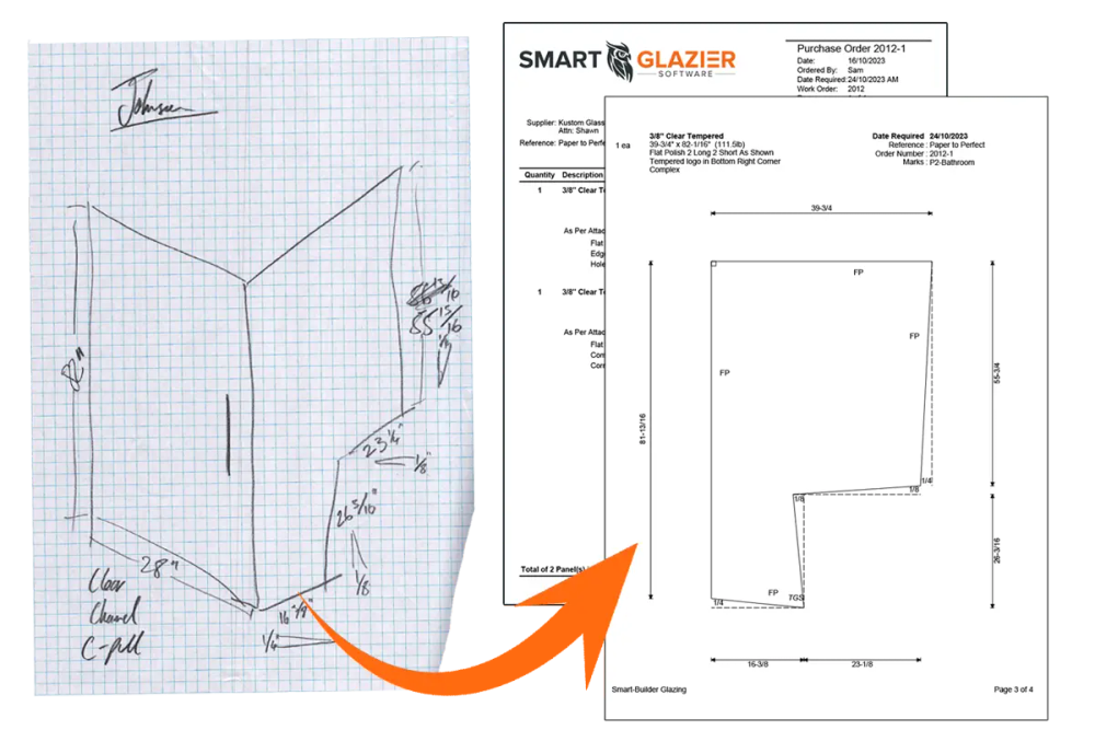 Smart Glazier Connect Online Ordering Portal for Glaziers