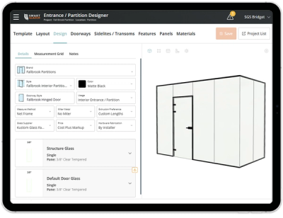 Smart Glazier Glass Entrance Designer
