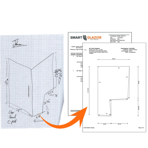 Go from paper to perfect with Smart Glazier Software