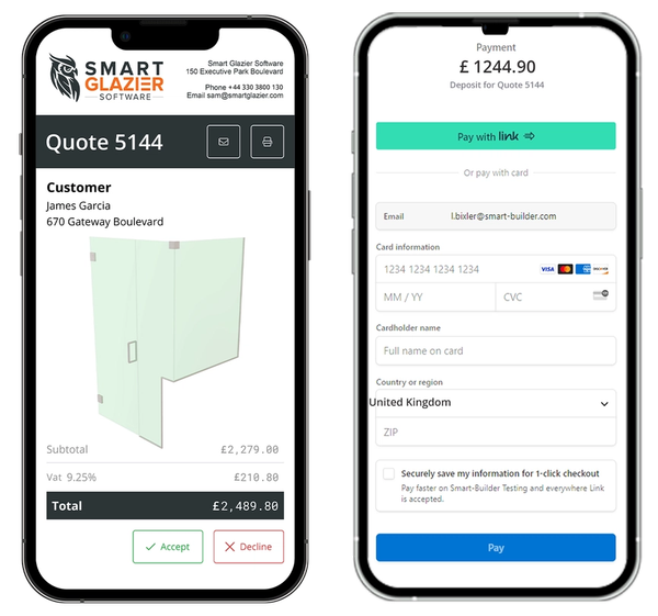 Customers can pay online