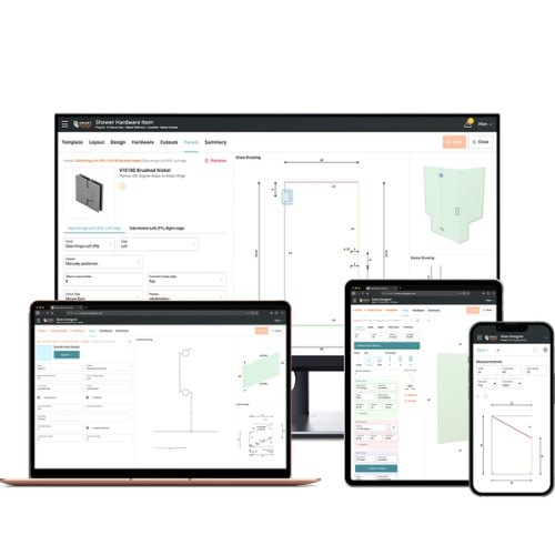 Smart Glazier Design Modules on various Devices