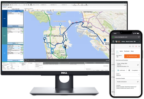 Scheduling on a Monitor and Phone