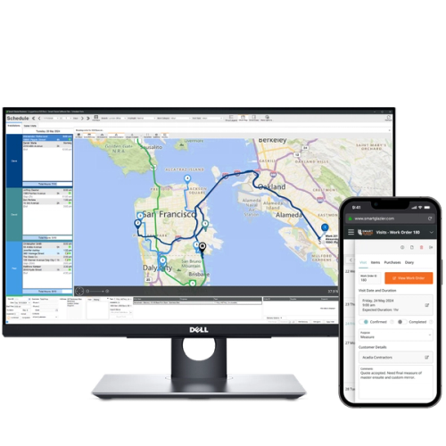 Smart Glazier Business Modules on various Devices