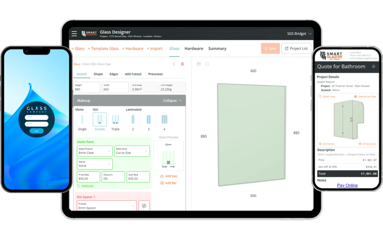 Software for Glass Processors | Smart Glazier Software