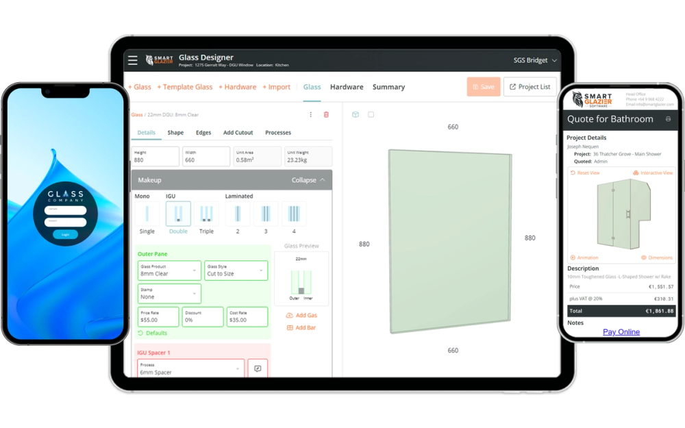Software for Glass Processors | Smart Glazier Software