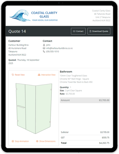 Smart Glazier Starter Screenshots