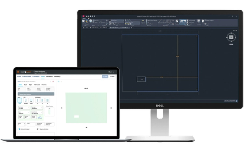 Device layout demonstrating Smart Glazier Connect