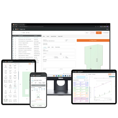 Smart Glazier Connect Device Layout