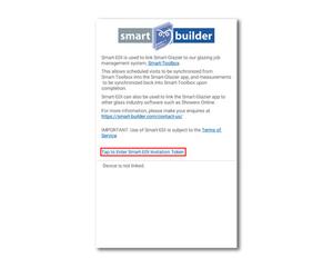 Note the terms of service