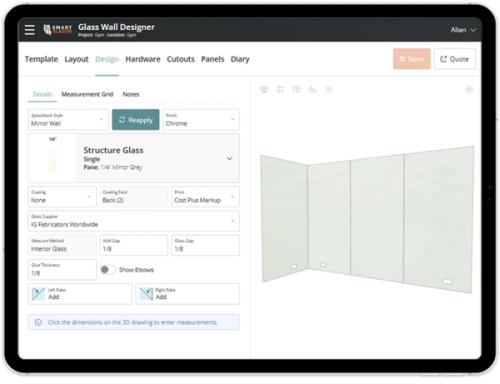 Accurate Mirror Wall Design on handheld devices