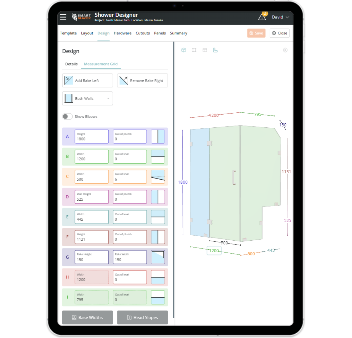 Smart Glazier Essentials Screenshots