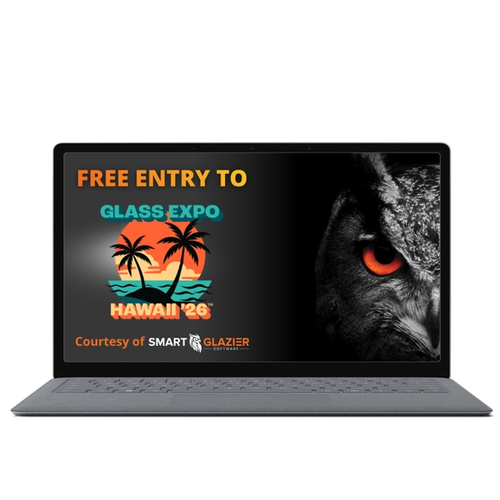 Free Entry to Glass Expo Hawaii courtesy of Smart Glazier Software